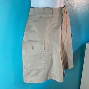 Sportif Womens Size 6 29" Waist  Beige Vintage Cargo Shorts Marked 12